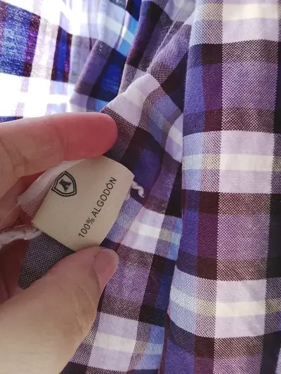 Camisa de cuadros para hombre Arrow 100% algodón - miniatura 3