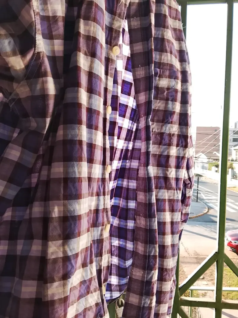 Camisa de cuadros para hombre Arrow 100% algodón - 4
