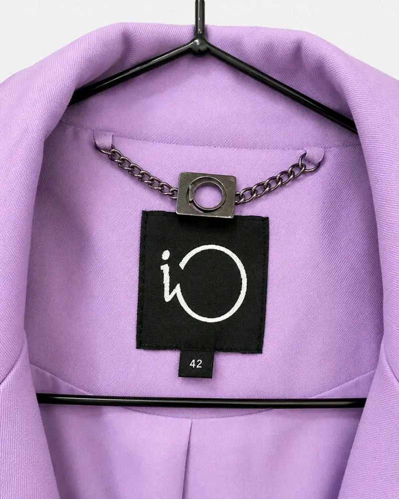 Chaqueta Lila Doble Botonadura Talla 42 - 2