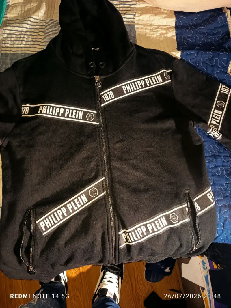 Polerón negro Philipp Plein con capucha - 2