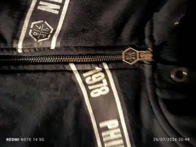 Polerón negro Philipp Plein con capucha - miniatura 4