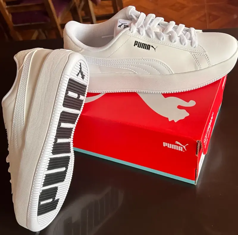 Zapatillas blancas Puma - 1