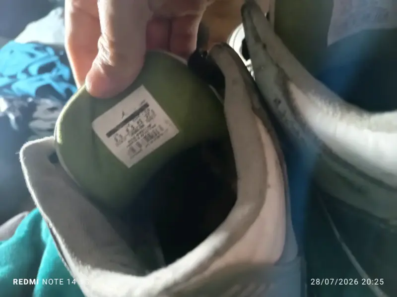 Zapatillas deportivas Air Jordan gris y verde - 2