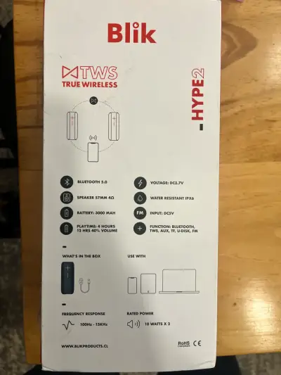 Parlante Bluetooth Blik Hype2 - miniatura 6