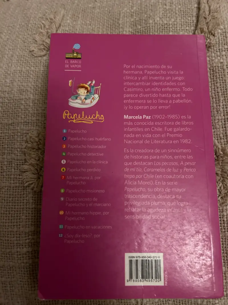 Libro Papelucho en la Clínica de Marcela Paz - 2