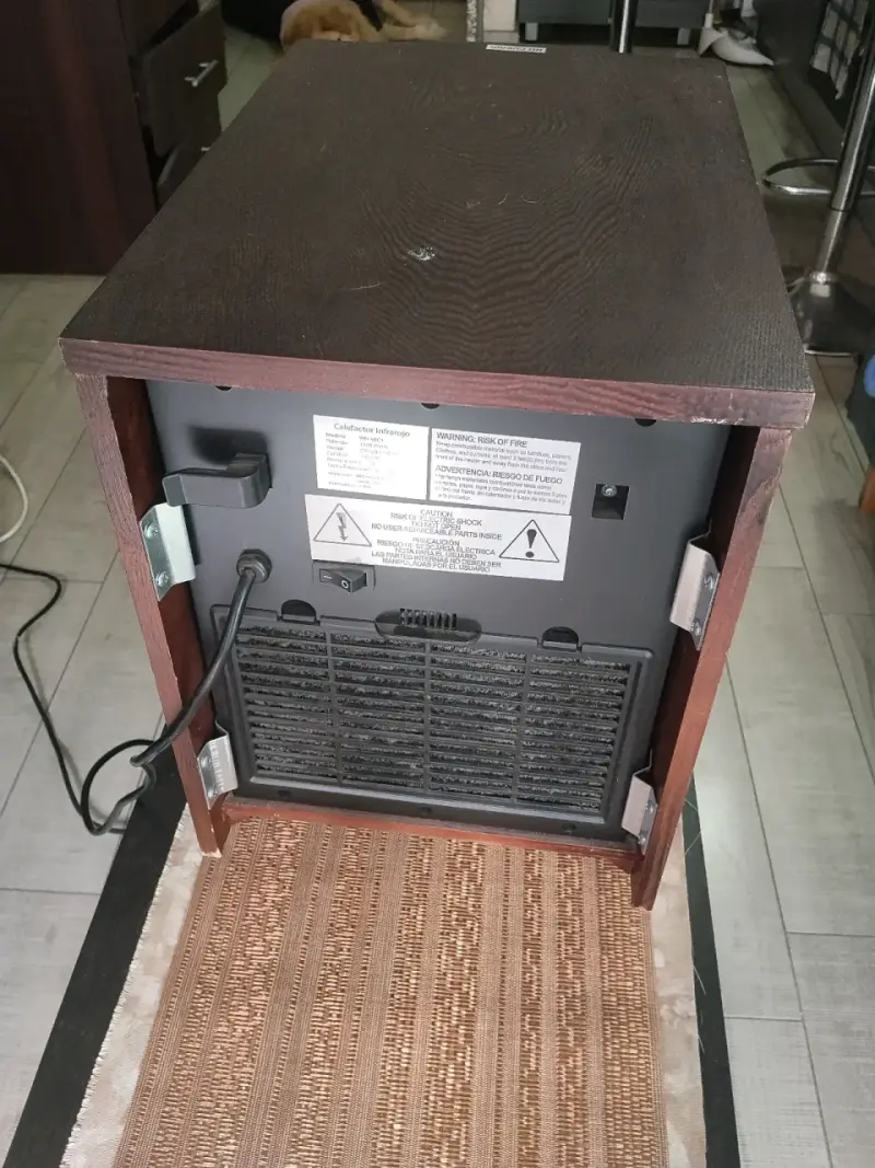 Calefactor eléctrico de madera con control digital - 6