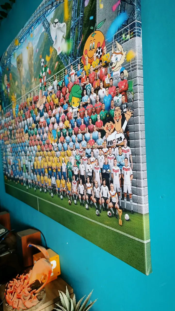 Cuadro Decorativo de Fútbol 1930 a la fecha 70x50 - 3