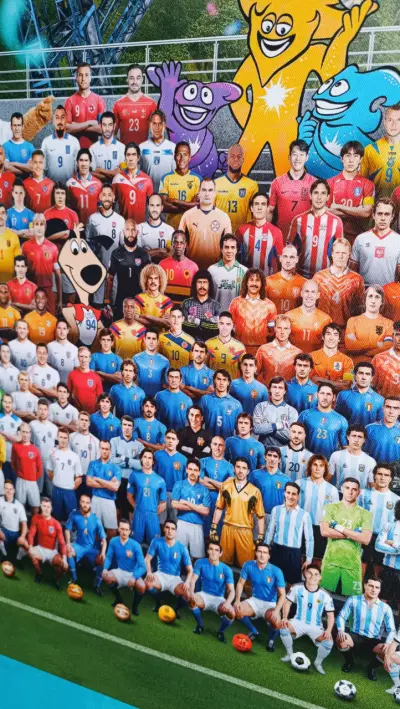Cuadro Decorativo de Fútbol 1930 a la fecha 70x50 - miniatura 6