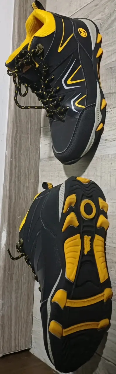 Botines infantiles Bubble Gummers negro y amarillo - 2