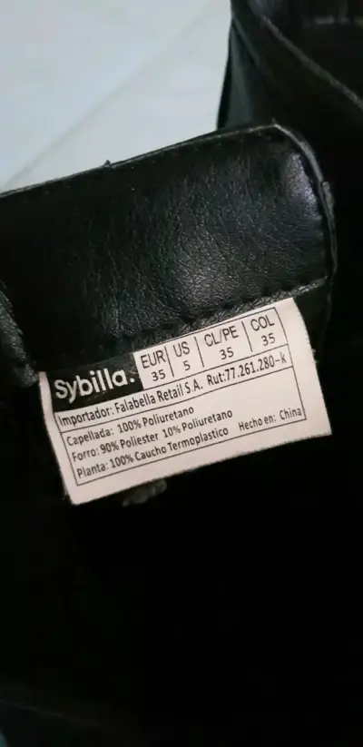 Botines negros de cuero sintético Sybilla - miniatura 3