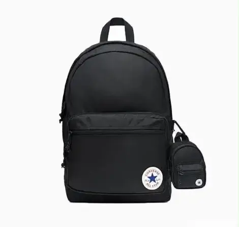 Mochila negra Converse con estuche adicional - 1