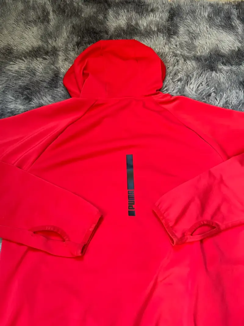 Polerón rojo con capucha Puma para hombre - 3