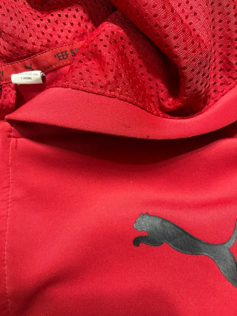 Polerón rojo con capucha Puma para hombre - 4
