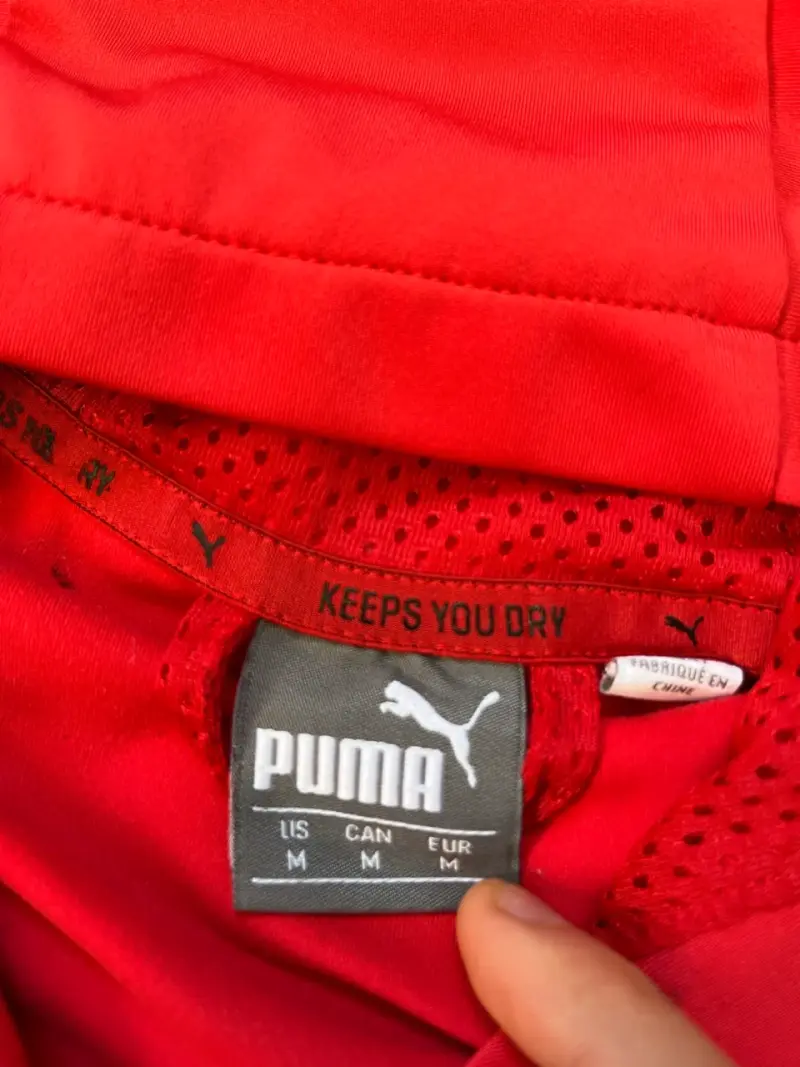 Polerón rojo con capucha Puma para hombre - 5