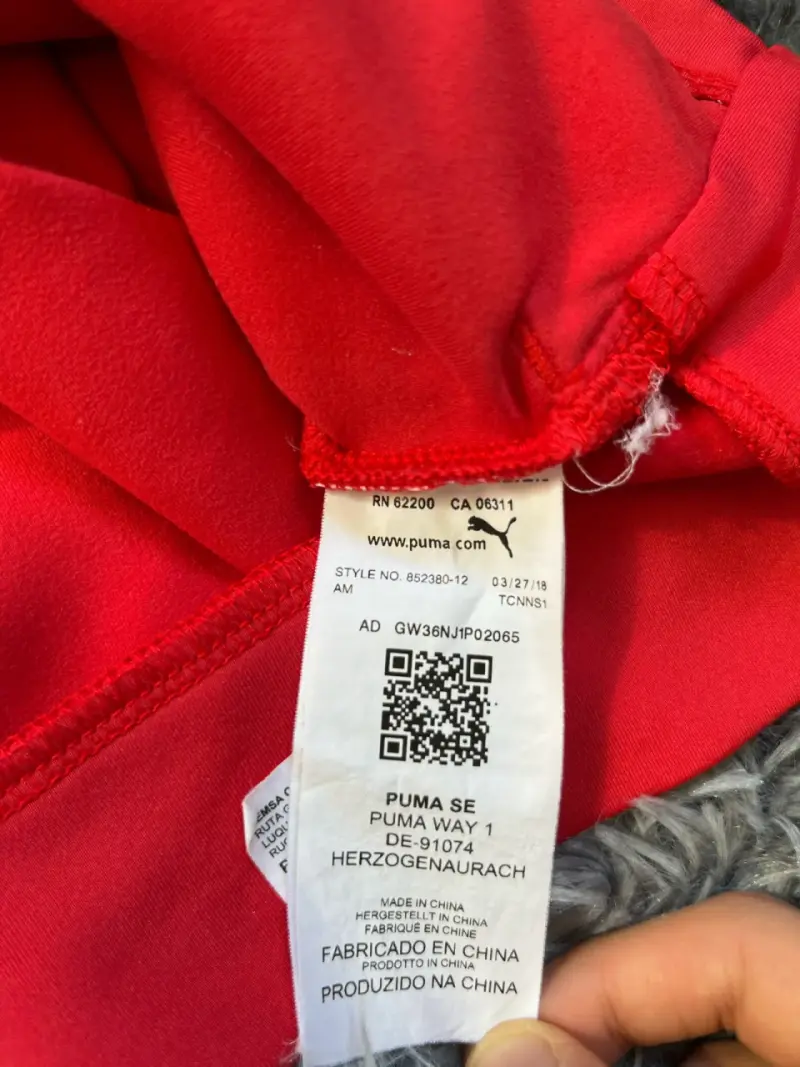 Polerón rojo con capucha Puma para hombre - 6
