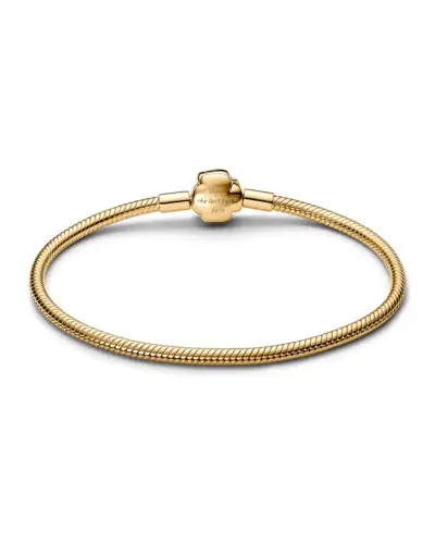 Pulsera Pandora de Oro con Detalle de Rosa - miniatura 3