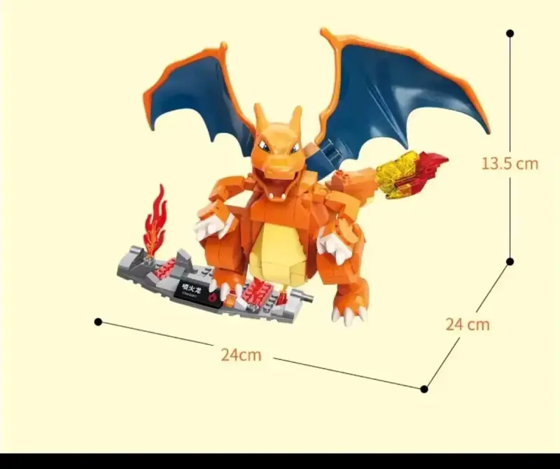 Set de bloques Charizard Pokémon - 5