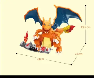 Set de bloques Charizard Pokémon - miniatura 5
