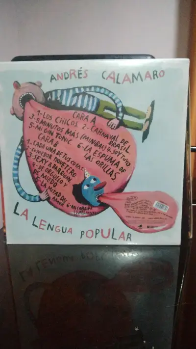 Vinilo Andrés Calamaro La Lengua Popular - miniatura 2