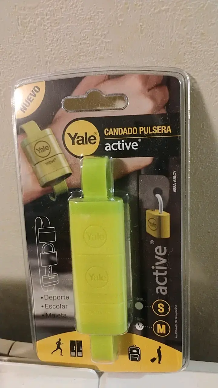 Candado pulsera Yale Active amarillo - 1