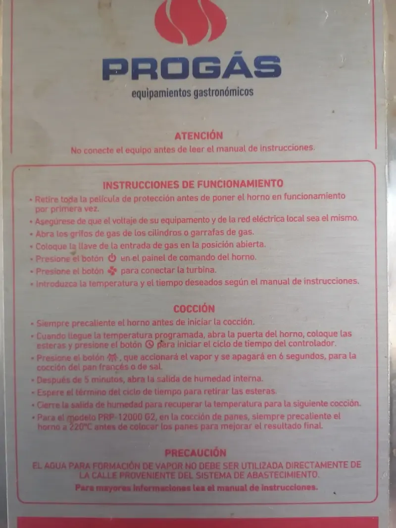Horno de Convección Industrial Progás - 4