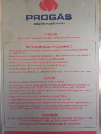 Horno de Convección Industrial Progás - miniatura 4