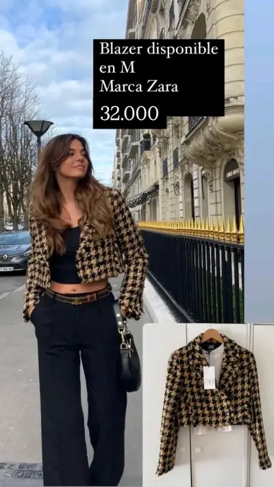 Blazer nuevo ZARA talla M - miniatura 1