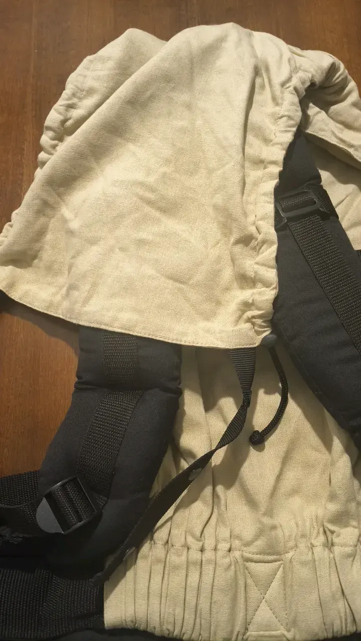 Mochila ergonómica para bebé en lino - 5