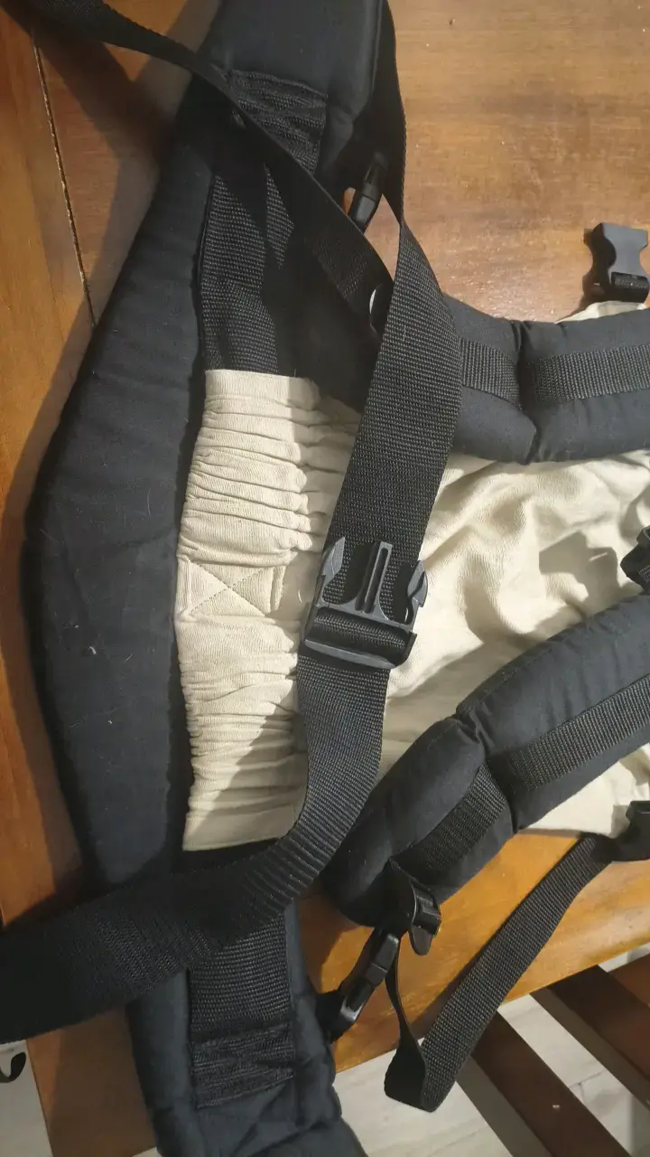 Mochila ergonómica para bebé en lino - 6