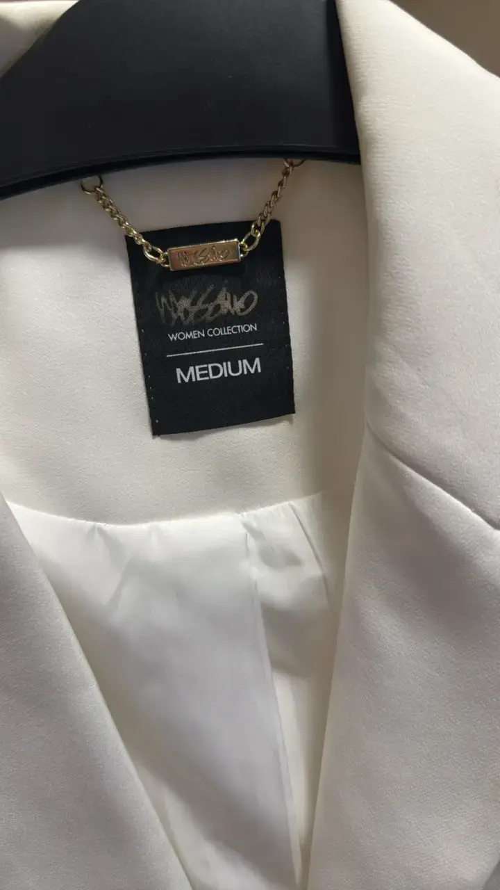 Blazer blanco mujer talla M Niza - 2
