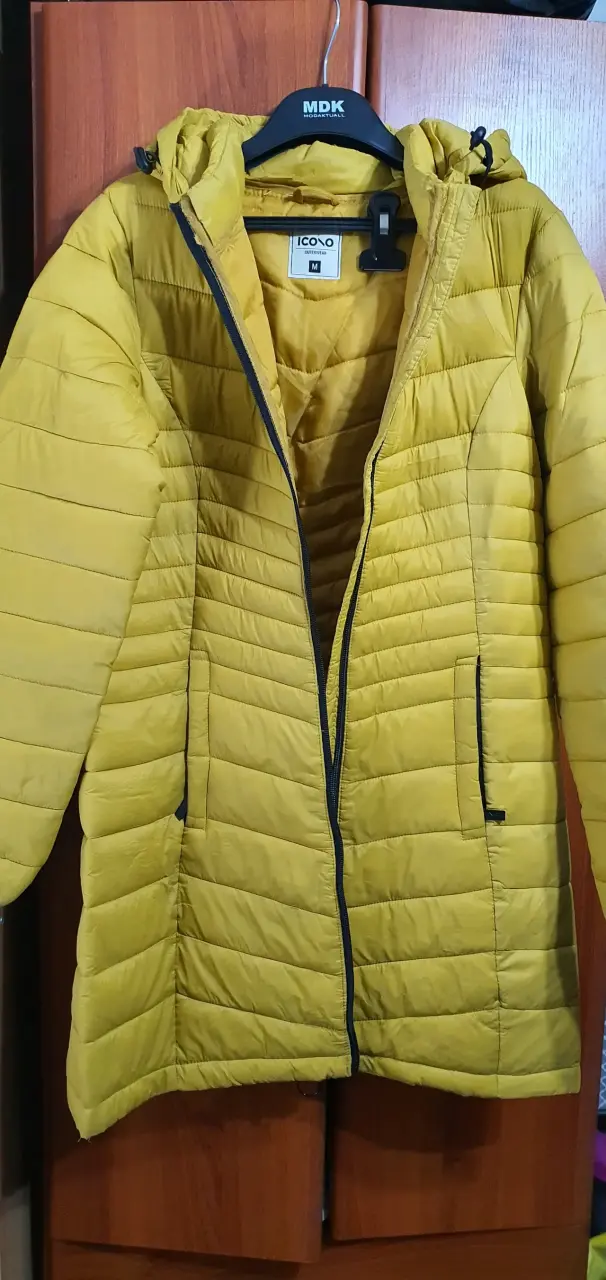 Chaqueta acolchada amarilla Icono talla M