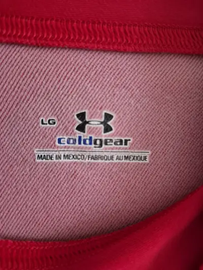 Polera térmica roja Under Armour ColdGear - miniatura 3