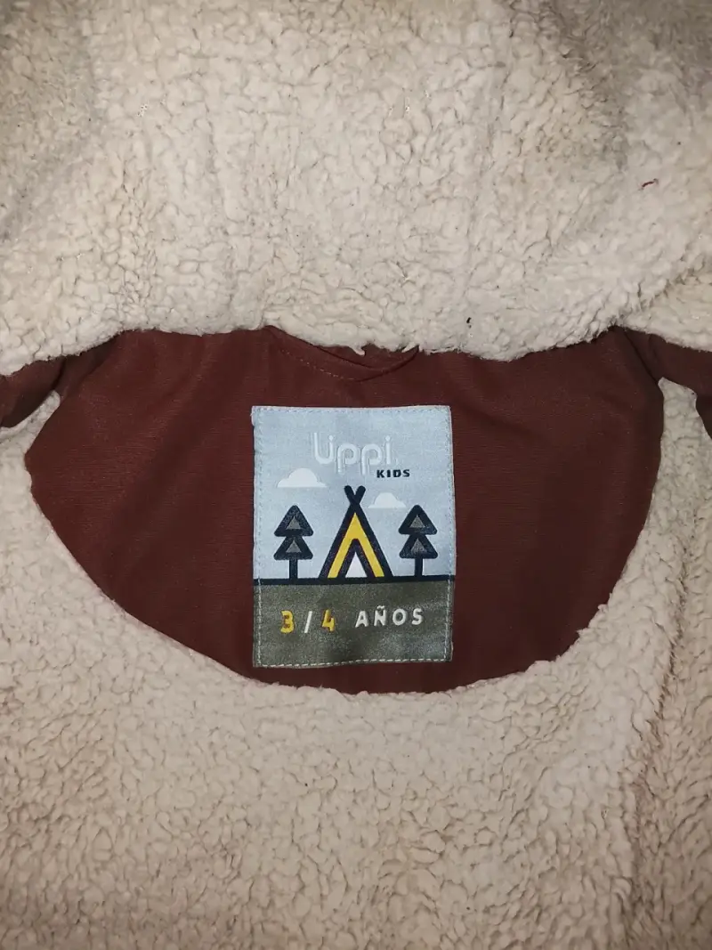 Casaca infantil café Lippi talla 3/4 - 4