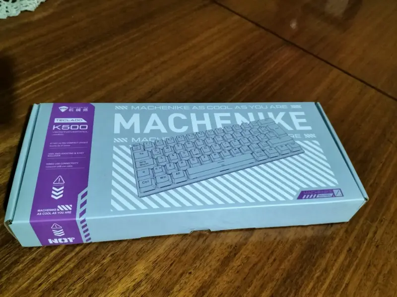 Teclado Mecánico Machenike K600 Retroiluminado - 1