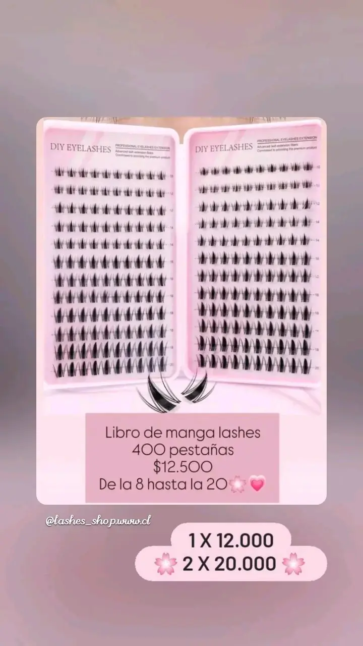Libro de pestañas manga 🌸🍇