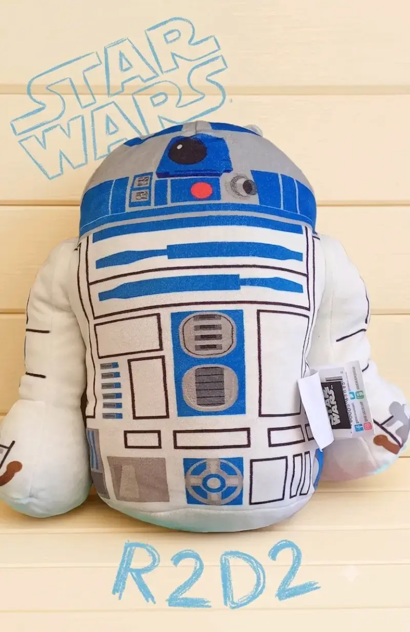 Peluche Star Wars R2D2 suave y coleccionable