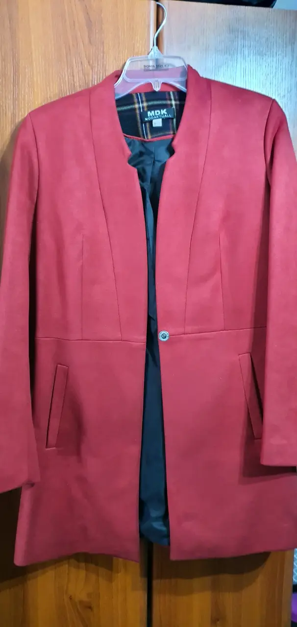 Blazer rojo marca MDK Moda Actual