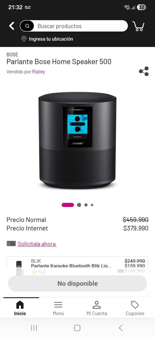 Parlante Inteligente Bose Home Speaker 500 - 4