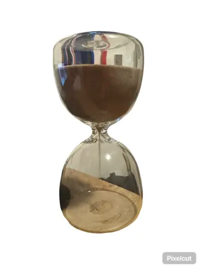 Reloj de arena decorativo de vidrio - miniatura 2