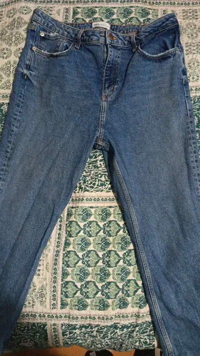Jeans azules Zara para mujer - miniatura 1