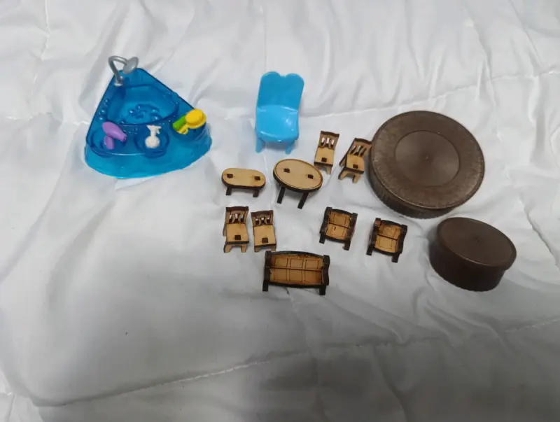 Set de muebles de juguete para casa de muñecas - 3