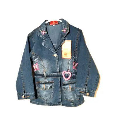 Chaqueta de mezclilla niña talla 6 - miniatura 2
