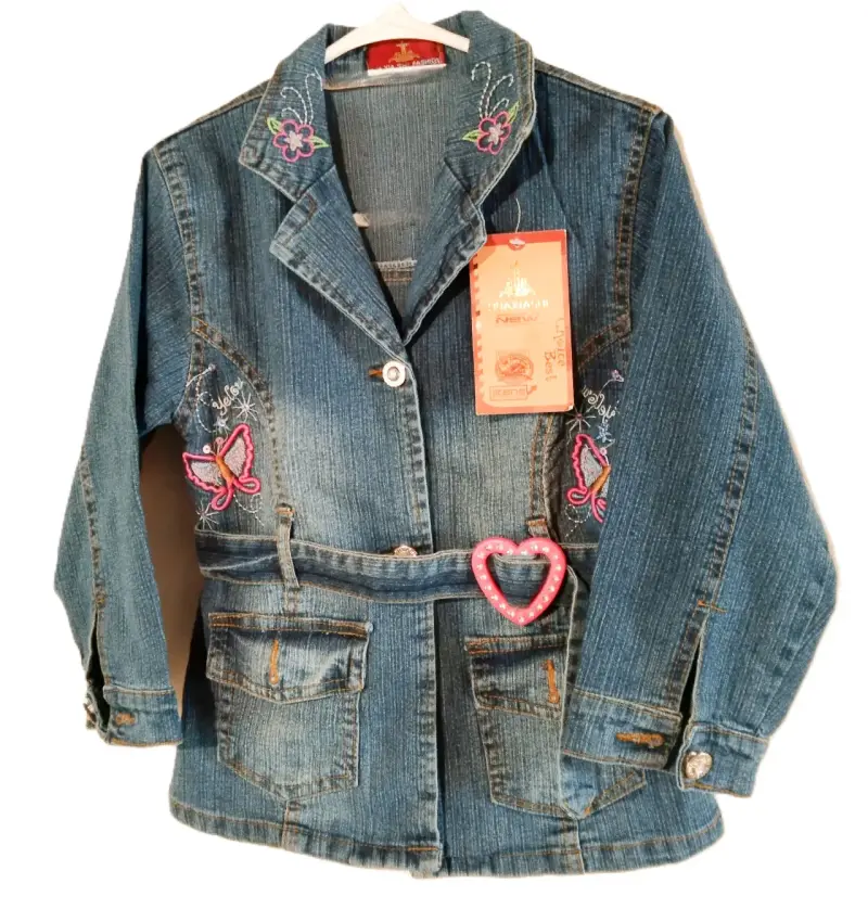 Chaqueta de mezclilla niña talla 6 - 3
