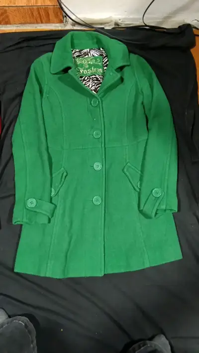 Abrigo verde Foster para mujer - miniatura 1