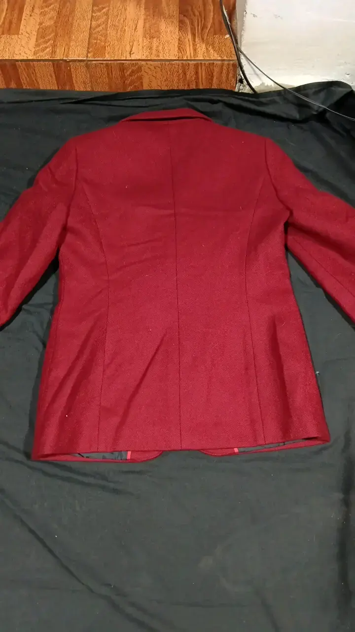 Blazer rojo para mujer talla 40 - 3