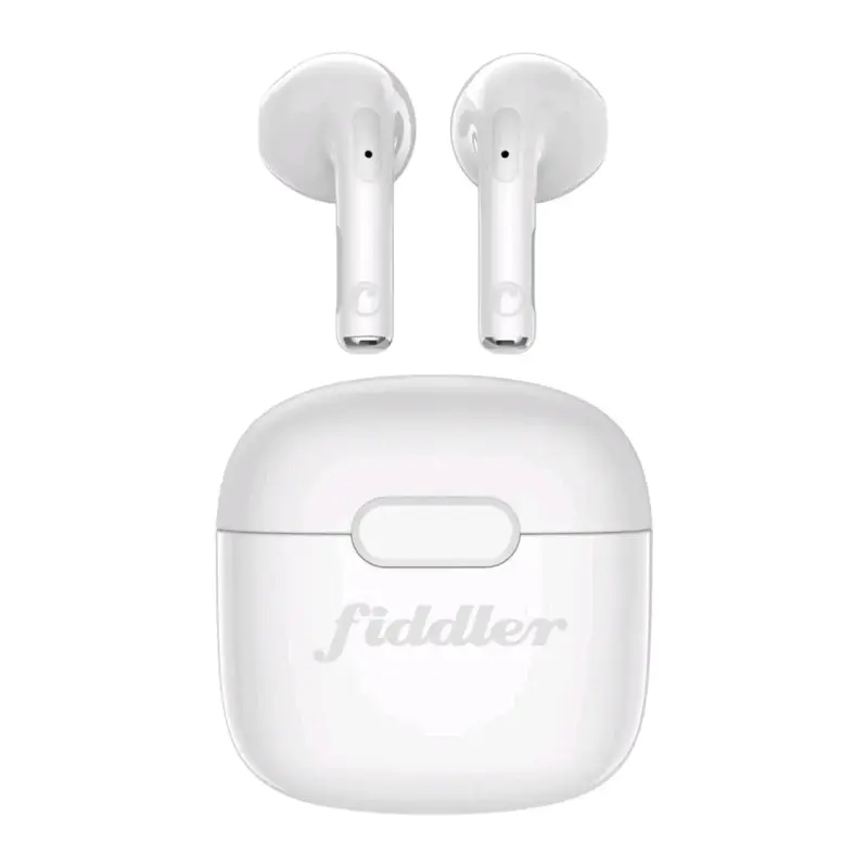 Audífonos inalámbricos Fiddler blancos con estuche - 1