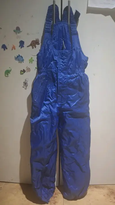Overol de nieve azul para niños - miniatura 1