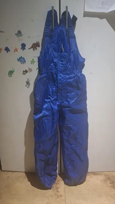 Overol de nieve azul para niños - miniatura 2