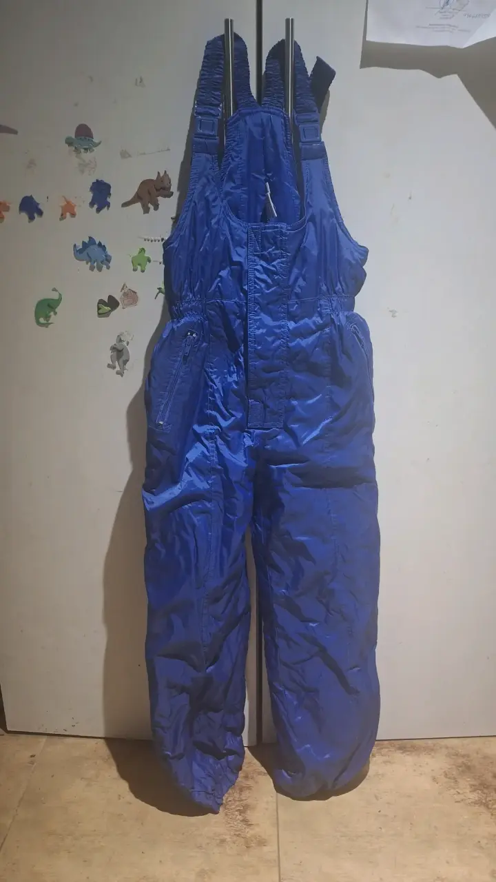 Overol de nieve azul para niños - 3