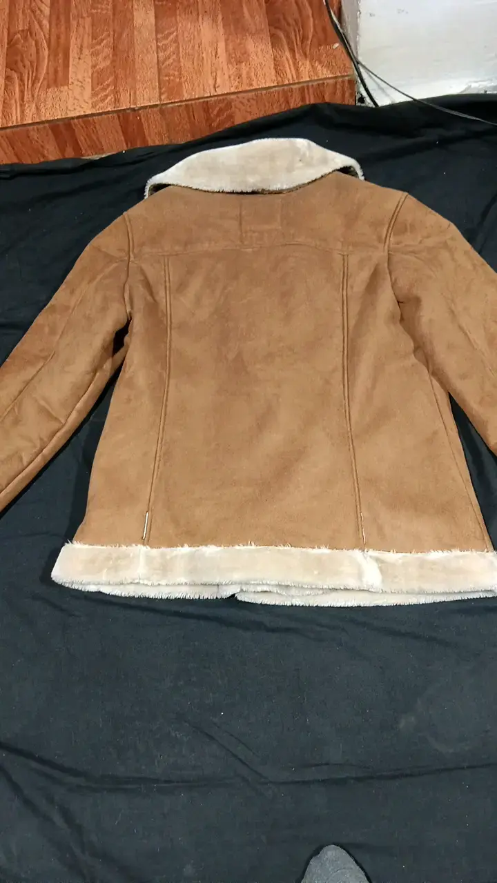 Chaqueta de gamuza marrón - 3